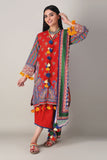 Khaadi Blk20413 Red Red Winter Collection 2020