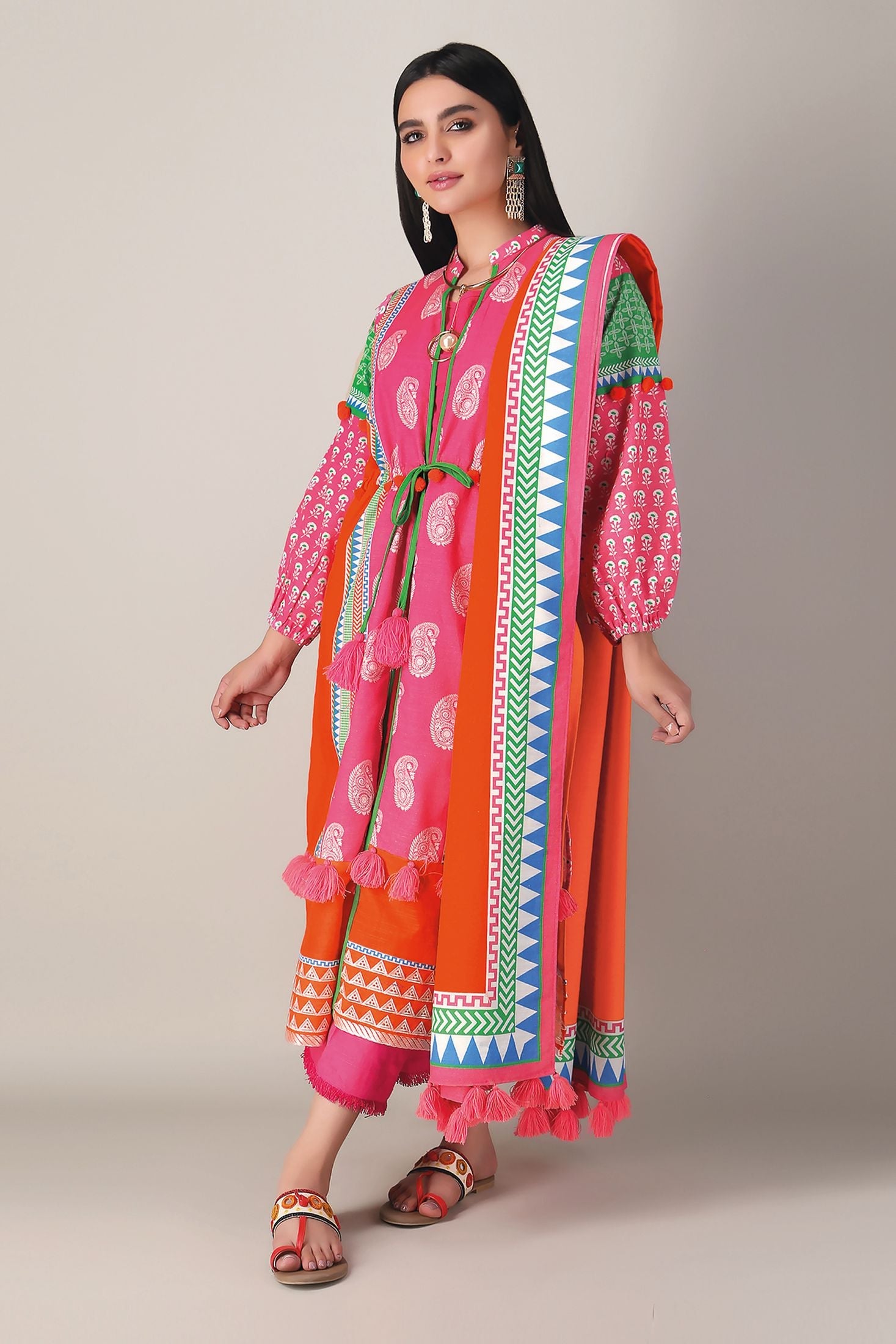 Khaadi Blk20452 Pink Pink Winter Collection 2020