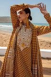 Khaadi Fabrics 3 Piece Suit Printed Embroidered Light Khaddar BLK231005 Winter Collection