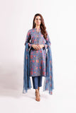 Bareeze Decorative Florals Bnl1014 Dark Grey Dress