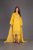 Bareeze Aqs E Gul Range Bnl1073 Yellow Dress