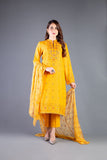 Bareeze Northern Style Bnl1167 Yellow Dress