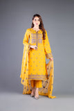 Bareeze Northern Style Bnl1168 Yellow Dress
