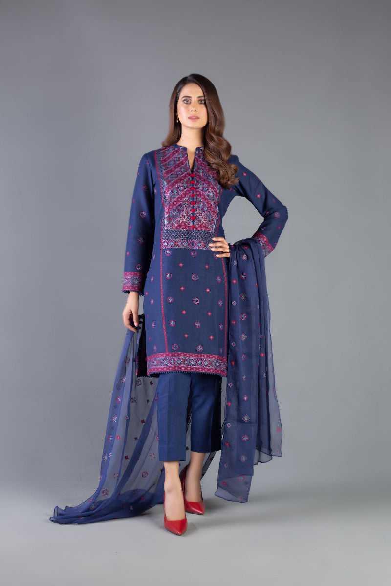 Bareeze Ethnic special Bnl1198 Navy Blue Dress Sara Clothes Bareeze Ethnic special Bnl1198 Navy Blue Dress Sara Clothes