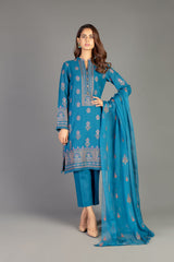 Bareeze Jaipur Bnl1207 Ferozi Dress