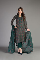 Bareeze Woven Bnl1215 Green Dress