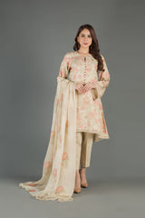 Bareeze Bagh Bnl1250 Beige Dress