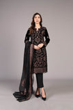 Bareeze Mughal Ispirered Bnl1268 Black Dress