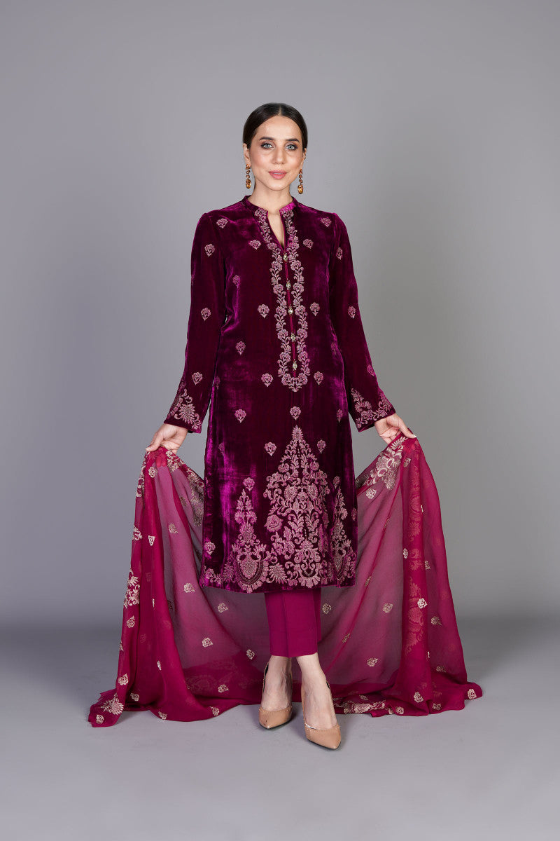 shocking pink pakistani dresses Pakistani Bridal Dress In Pink Color
