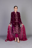 Bareeze Mughal Ispirered Bnl1269 Shocking Pink Dress