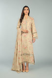 Bareeze Bnl1437 Beige Winter Karandi