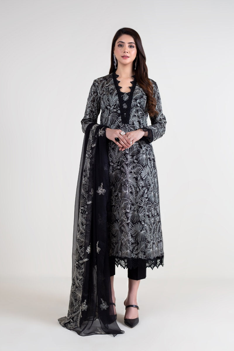 bareeze black dress Bareeze Bagh Bnl1251 Black Dress Sara Clothes
