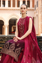 Bareeze BNL1966-Maroon Festive Embroidered Formal Collection