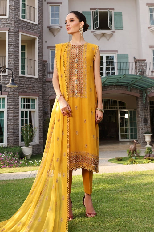 Bareeze BNL2053-Yellow Festive Embroidered Formal Collection Sara Clothes Bareeze BNL2053-Yellow Festive Embroidered Formal Collection Sara Clothes