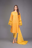 Bareeze Tribal Khaas Bnl732 Golden Dress