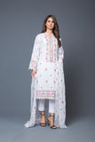 Bareeze Paasbaan Range Bnl734 White Dress