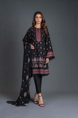 Bareeze Ethnic Glam Bnl784 Black Dress