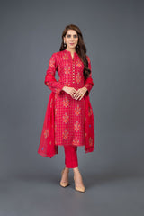 Bareeze Mystical Bnl849 Red Dress