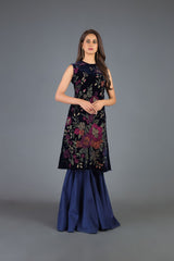 Bareeze Chinese Range Bnl911 Royal Blue Dress