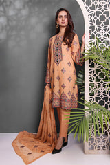 Bareeze Balochi 1 Bnl985 Orange Dress