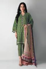 Khaadi Bvc21304 Green Autumn Collection 2021