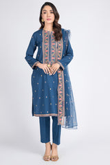 Kayseria C4628 D blue Eid Lawn 2022