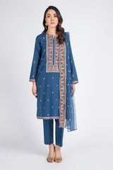 Kayseria C4628 D blue Eid Lawn 2022