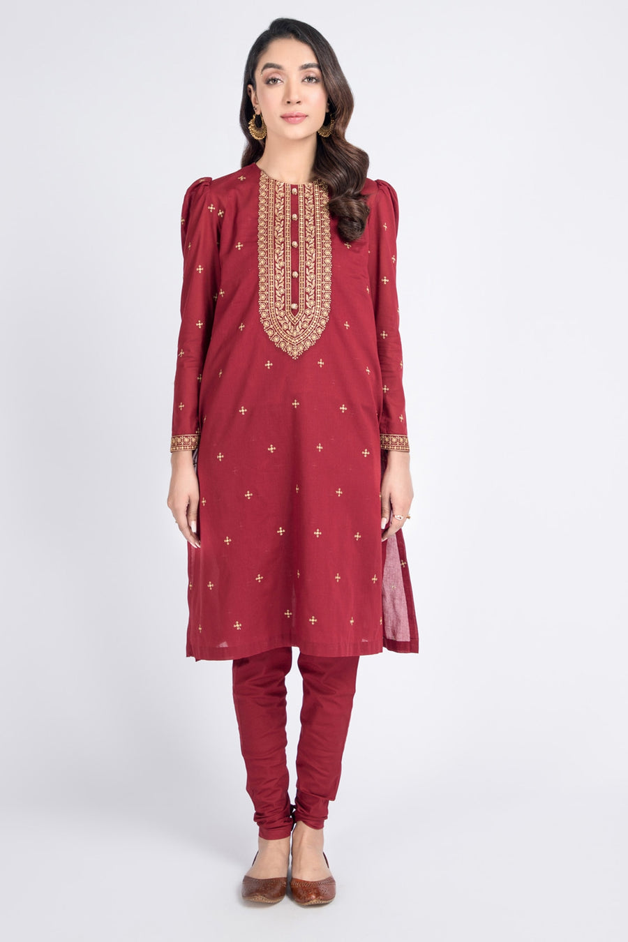 Kayseria C4631 Maroon Eid Lawn 2022