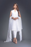 Bareeze Pearl Blush Ch2960 White Dress
