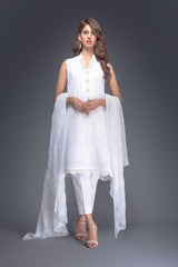 Bareeze Pearl Blush Ch2960 White Dress