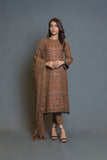 Bareeze Dhoop Kinary Ch3057 Brown Dress