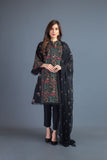 Bareeze Geometric Kingdom Ch3078 Black Dress