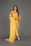 Bareeze Floret Glamour Ch3086 Yellow Dress