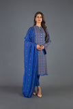 Bareeze Ethnic Charm Ch3089 Blue Dress