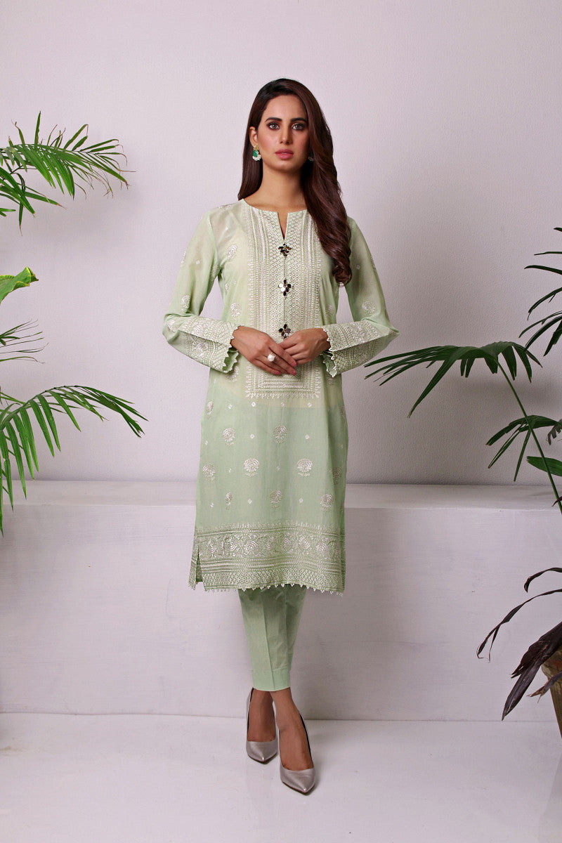 Bareeze Chinar Bagh Ch3151 Light Green Dress Sara Clothes Bareeze Chinar Bagh Ch3151 Light Green Dress Sara Clothes