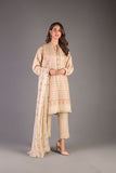 Bareeze Noor Gul Ch3303 Beige Dress