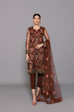 Bareeze Oraal Ch3318 Brown Dress