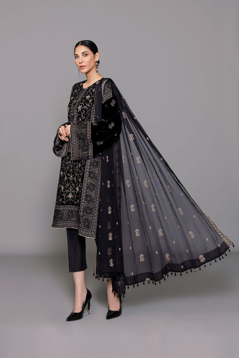 Bareeze Zohre Ch3321 Black Dress – Sara Clothes