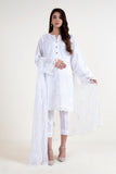Bareeze CH3803 White Summer Embroidered Lawn