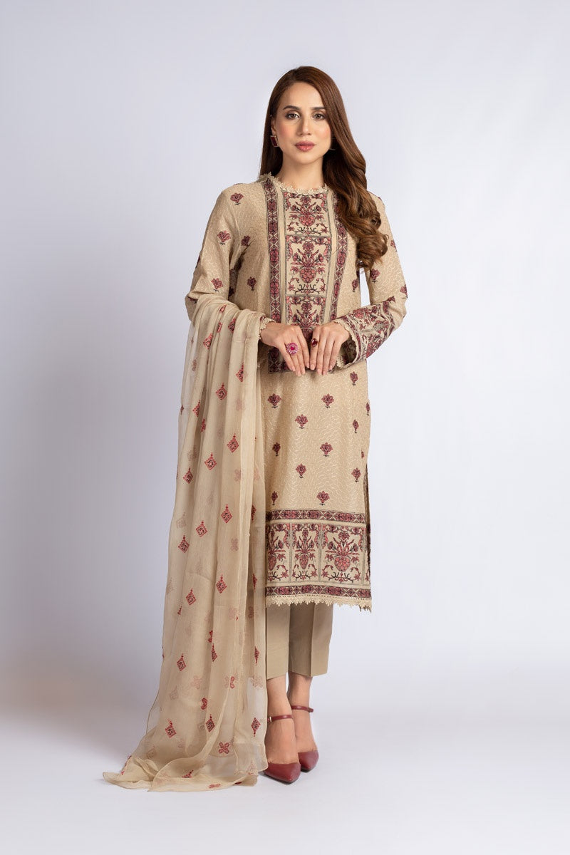 Bareeze Ch3823 Brown Eid Dress Sara Clothes Bareeze Ch3823 Brown Eid Dress Sara Clothes