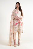 Bareeze CH3848 Cream Summer Embroidered Lawn