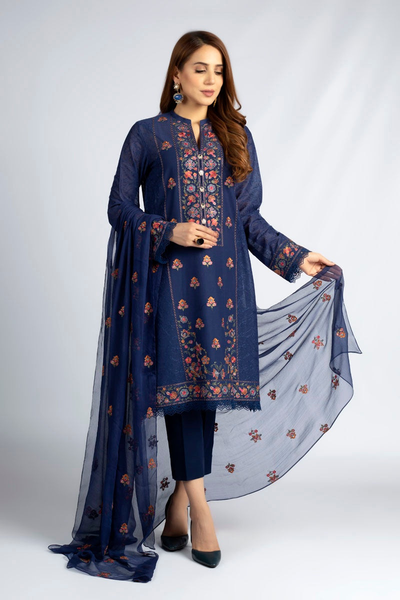 Blue 2024 eid dress