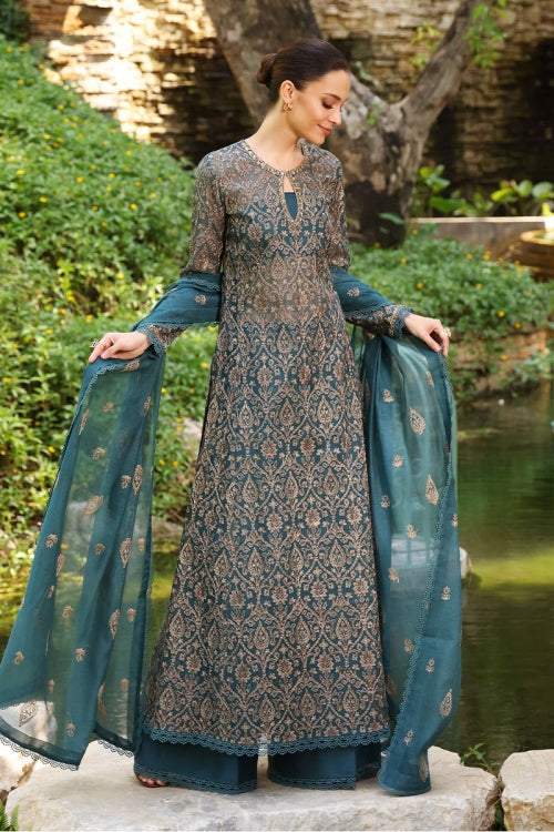 Bareeze CH4185-Green Festive Embroidered Formal Collection Sara Clothes Bareeze CH4185-Green Festive Embroidered Formal Collection Sara Clothes