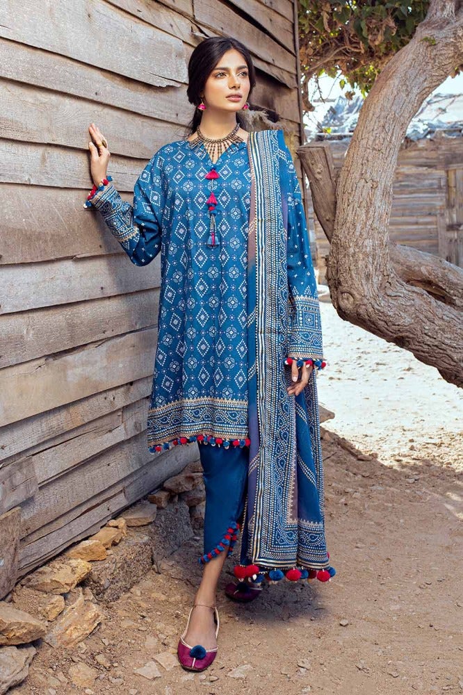 Gul Ahmed CL-42003A Chunri Lawn Collection – Sara Clothes