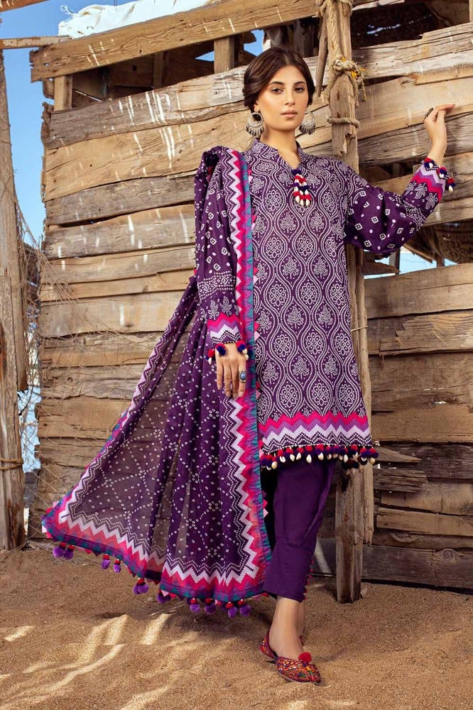 Gul Ahmed CL-42033A Chunri Lawn Collection – Sara Clothes