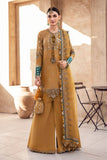 Maria B CST-503-Mustard Sateen Collection 2022