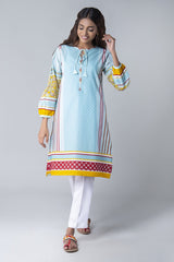 Khaadi CTP20213 BLUE Pret 2021