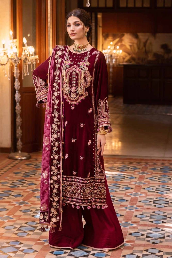 Gulahmed NS-22031 Noor-E-Chasham Velvet Formal Collection Sara Clothes Gulahmed NS-22031 Noor-E-Chasham Velvet Formal Collection Sara Clothes