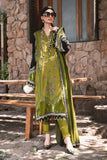 Maria B DL-1011-Green Luxury Linen Winter Collection 2022