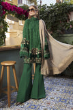 Maria B DL-804-Emerald Green Linen Collection 2020